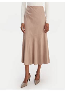 Guess Spódnica midi W6RD15 WJ472 Beżowy Regular Fit ze sklepu MODIVO w kategorii Spódnice - zdjęcie 188096896
