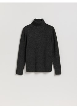 Reserved - Sweter z wełną merino - ciemnoszary ze sklepu Reserved w kategorii Swetry męskie - zdjęcie 188098047
