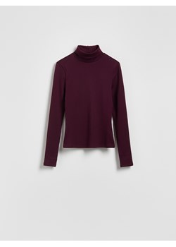 Reserved - Bawełniany golf - bordowy ze sklepu Reserved w kategorii Swetry damskie - zdjęcie 188098075