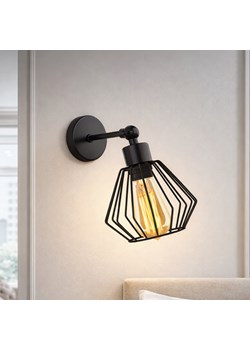 Kinkiet regulowany metalowy łamany czarny loft DUCOS LOFT ze sklepu Lysne w kategorii Lampy ścienne - zdjęcie 188098125