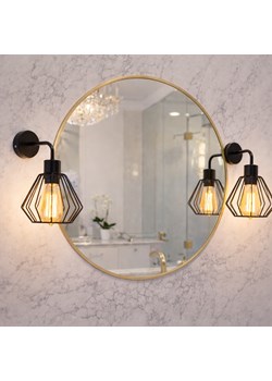 Czarny kinkiet ścienny nad lustro loft FEZ LOFT ze sklepu Lysne w kategorii Lampy ścienne - zdjęcie 188098126