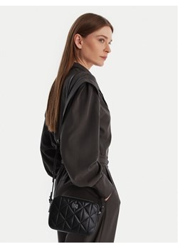 Torebka Calvin Klein Quilted Double Zip Camera Bag LV04F3328G Czarny ze sklepu eobuwie.pl w kategorii Listonoszki - zdjęcie 188098455