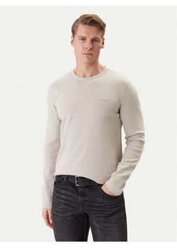 BOSS Longsleeve Tempesto 50520725 Beżowy Regular Fit ze sklepu MODIVO w kategorii T-shirty męskie - zdjęcie 188098497