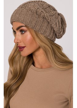 Czapka damska beanie beżowa M897, Kolor beżowy, Rozmiar uniwersalny, MOE ze sklepu Primodo w kategorii Czapki zimowe damskie - zdjęcie 188099255