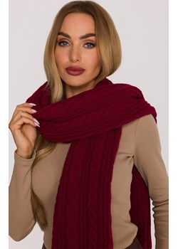 Długi szal damski bordowy M898, Kolor bordowy, Rozmiar uniwersalny, MOE ze sklepu Primodo w kategorii Szaliki i chusty damskie - zdjęcie 188099286