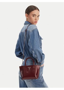 Torebka Guess Arnela Mini HWNY94 96750 Bordowy ze sklepu eobuwie.pl w kategorii Torebki damskie - zdjęcie 188099397