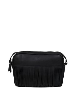 czarna torebka damska  skórzana na ramię Reni ze sklepu Słoń Torbalski w kategorii Listonoszki - zdjęcie 188099707