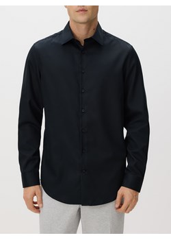 Reserved - Bawełniana koszula slim fit - czarny ze sklepu Reserved w kategorii Koszule męskie - zdjęcie 188099726