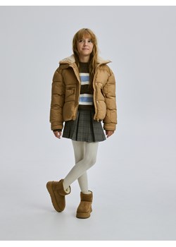 Reserved - Pikowana kurtka z ociepleniem - brązowy ze sklepu Reserved w kategorii Kurtki dziewczęce - zdjęcie 188099758