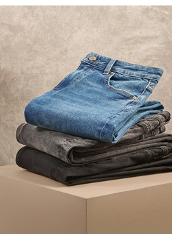 Reserved - Jeansy slim z dłuższą nogawką - czarny ze sklepu Reserved w kategorii Jeansy damskie - zdjęcie 188099878