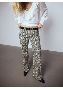 Reserved - Skórzany pasek z włosem - czarny ze sklepu Reserved w kategorii Paski damskie - zdjęcie 188100199