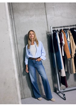 Mohito - Jeansy wide leg - niebieski ze sklepu Mohito w kategorii Jeansy damskie - zdjęcie 188100499