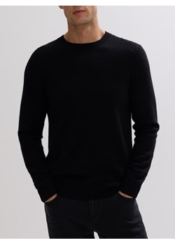 Reserved - Wełniany sweter z dodatkiem kaszmiru - czarny ze sklepu Reserved w kategorii Swetry damskie - zdjęcie 188101195