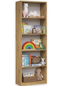 Dziecięcy regał słupek na zabawki dąb artisan F8-N03 ze sklepu Edinos.pl w kategorii Regały i witryny - zdjęcie 188102008