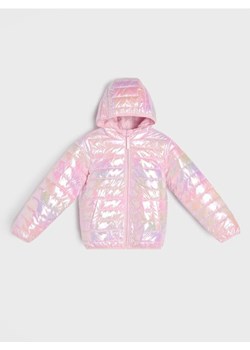 Sinsay - Pikowana kurtka puffer z kapturem - różowy ze sklepu Sinsay w kategorii Kurtki dziewczęce - zdjęcie 188103225