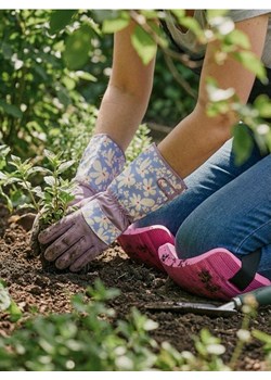 Sinsay - Rękawice ogrodnicze w kwiatowy wzór - wielobarwny ze sklepu Sinsay w kategorii Dekoracje i akcesoria ogrodowe - zdjęcie 188103227
