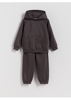 Reserved - Dzianinowy komplet oversize - ciemnoszary ze sklepu Reserved w kategorii Komplety chłopięce - zdjęcie 188103679