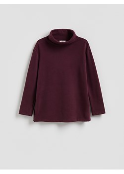 Reserved - Bluza ze stójką - ciemnofioletowy ze sklepu Reserved w kategorii Bluzki damskie - zdjęcie 188103755
