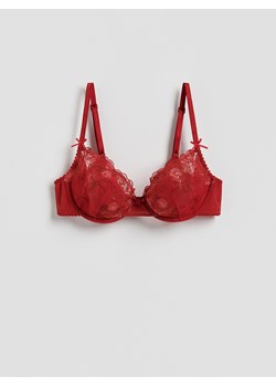 Reserved - Miękki biustonosz z fiszbiną - czerwony ze sklepu Reserved w kategorii Biustonosze - zdjęcie 188104219