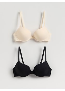 Reserved - Biustonosz push up 2 pack - złamana biel ze sklepu Reserved w kategorii Biustonosze - zdjęcie 188104237