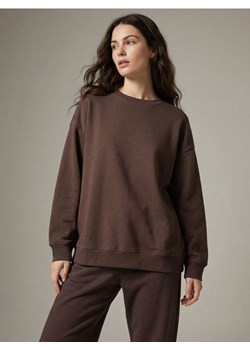 Sinsay - Bluza crewneck basic - brązowy ze sklepu Sinsay w kategorii Bluzy ciążowe - zdjęcie 188104755