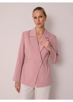 Sinsay - Żakiet z domieszką wiskozy - różowy ze sklepu Sinsay w kategorii Marynarki damskie - zdjęcie 188104765