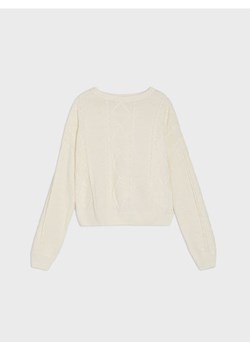 Sinsay - Strukturalny sweter - kremowy ze sklepu Sinsay w kategorii Swetry damskie - zdjęcie 188104777