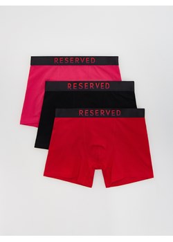 Reserved - 3 pack bokserek Long - czerwony ze sklepu Reserved w kategorii Majtki męskie - zdjęcie 188105236