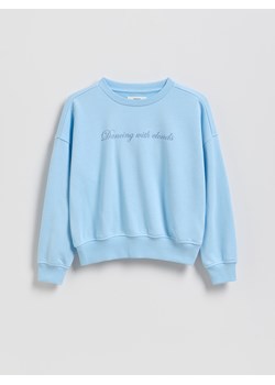 Reserved - Bluza z nadrukiem - jasnoniebieski ze sklepu Reserved w kategorii Bluzy dziewczęce - zdjęcie 188105296