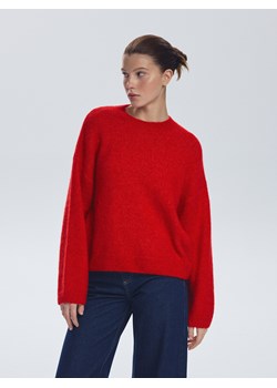Reserved - Sweter z alpaką - czerwony ze sklepu Reserved w kategorii Swetry damskie - zdjęcie 188105725