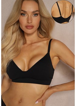 Czarny Gładki Biustonosz Sportowy z Regulacją Ramiączek Irissaia ze sklepu renee.pl w kategorii Biustonosze - zdjęcie 188105909