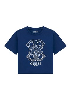 Guess Kids Top 180877 Niebieski Classic Fit ze sklepu MODIVO w kategorii Bluzki dziewczęce - zdjęcie 188106015