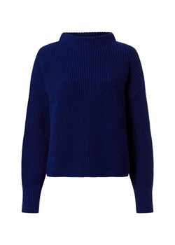 Someday Damski sweter z dzianiny - Tellina Kobiety Bawełna indygo jednolity ze sklepu vangraaf w kategorii Swetry damskie - zdjęcie 188106129