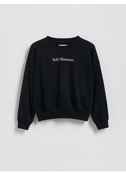 Reserved - Bluza z nadrukiem - czarny ze sklepu Reserved w kategorii Bluzy dziewczęce - zdjęcie 188106287