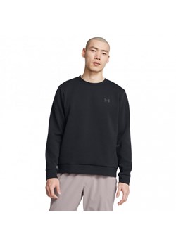 Męska bluza dresowa nierozpinana bez kaptura Under Armour UA Unstoppable Flc Crew Eu - czarna ze sklepu Sportstylestory.com w kategorii Bluzy męskie - zdjęcie 188106329