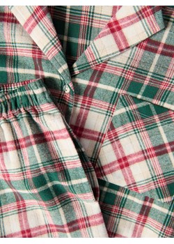 Reserved - Flanelowa piżama w kratkę - zielony ze sklepu Reserved w kategorii Piżamy damskie - zdjęcie 188106656