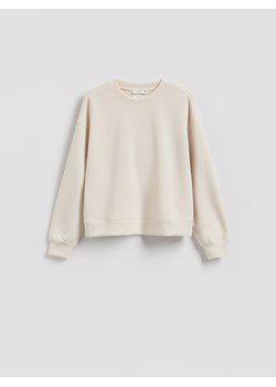 Reserved - Bluza z modalem - beżowy ze sklepu Reserved w kategorii Bluzy damskie - zdjęcie 188106978