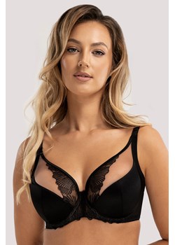 Unikat Sintra biustonosz półusztywniany z haftem czarny/beż ze sklepu kontri.pl w kategorii Biustonosze - zdjęcie 188107178