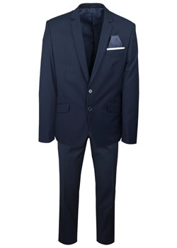 Męski, Taliowany Garnitur (Wesele, Studniówka) - Casino - Ciemny Granat GARCSNO1030 ze sklepu JegoSzafa.pl w kategorii Garnitury męskie - zdjęcie 188107347