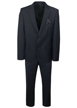 Męski, Taliowany Garnitur (Wesele, Studniówka) - Casino - Czarny GARCSNO1702 ze sklepu JegoSzafa.pl w kategorii Garnitury męskie - zdjęcie 188107356
