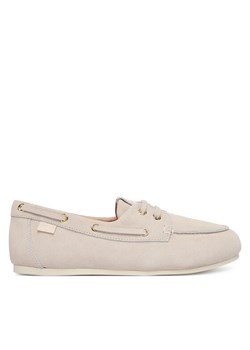 LOVE MOSCHINO Półbuty JA10101G1OIG0110 Écru ze sklepu MODIVO w kategorii Mokasyny damskie - zdjęcie 188109067