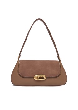 Calvin Klein Torebka Hardware Brushed Shoulder Bag LV04F3337G Beżowy ze sklepu MODIVO w kategorii Torebki damskie - zdjęcie 188110127