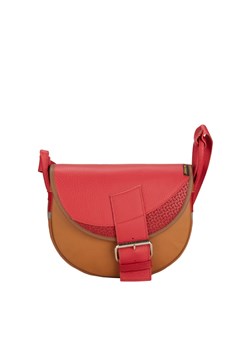 brązowa   damska torebka listonoszka skórzana na ramię Freshman Mini ze sklepu Słoń Torbalski w kategorii Listonoszki - zdjęcie 188110315