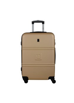 beżowa walizka średnia  Art Class Collection 64 cm ze sklepu Słoń Torbalski w kategorii Walizki - zdjęcie 188110329