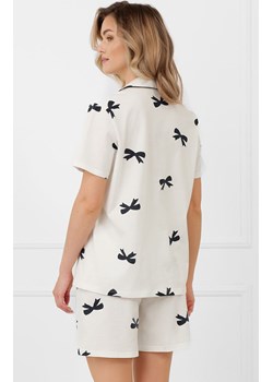 Krótka piżama damska rozpinana Fiocca, Kolor ecru-wzór, Rozmiar S, Italian Fashion ze sklepu Intymna w kategorii Piżamy damskie - zdjęcie 188110418
