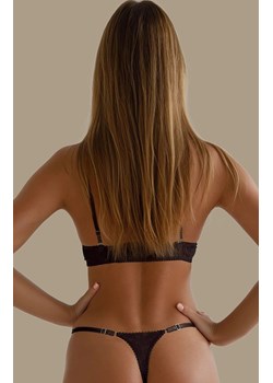 Sawren biustonosz push-up z koronka Velotue, Kolor gorzka czekolada, Rozmiar 70B, Sawren ze sklepu Intymna w kategorii Biustonosze - zdjęcie 188110457