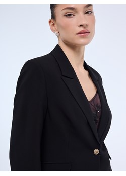 Mohito - Marynarka z ozdobnym guzikiem petite - czarny ze sklepu Mohito w kategorii Marynarki damskie - zdjęcie 188110499
