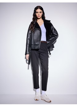 Mohito - Bluzka z długim rękawem - szary ze sklepu Mohito w kategorii Bluzki damskie - zdjęcie 188110576