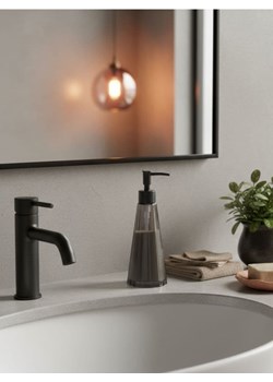 Sinsay - Dozownik na mydło - czarny ze sklepu Sinsay w kategorii Dozowniki do mydła - zdjęcie 188111936