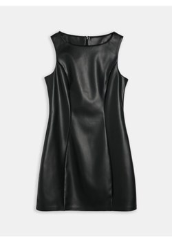 Sinsay - Sukienka mini z imitacji skóry - czarny ze sklepu Sinsay w kategorii Sukienki - zdjęcie 188111957
